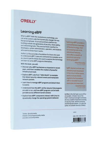 Learning eBPF: Programming the Linux Kernel for Enhanced Observability, Networking, and Security 1st Edition